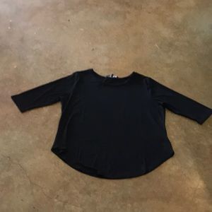 Plus Size Black Top